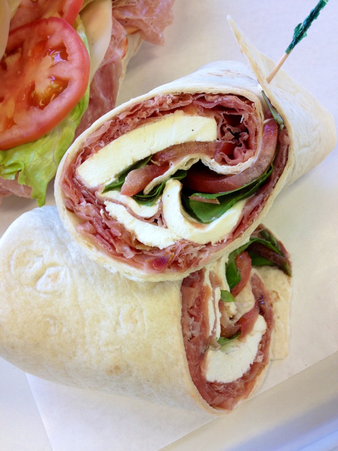 deli lunch wraps